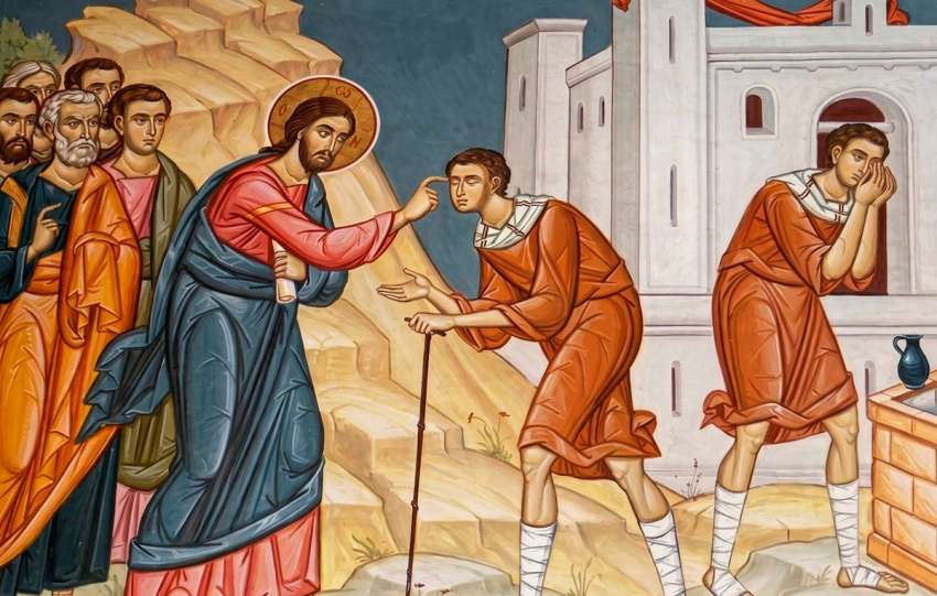 Vindecarea unui orb din nastere
